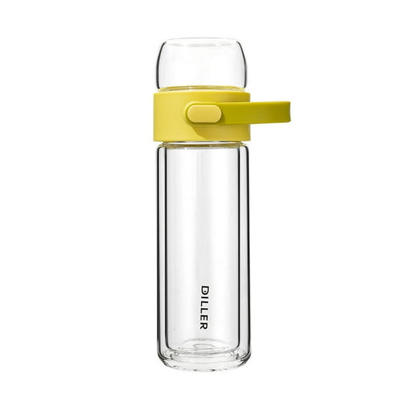 Bearachild Taza de bebida de 250ml para el hogar oficina deportes entrenamiento botella de agua Amarillo