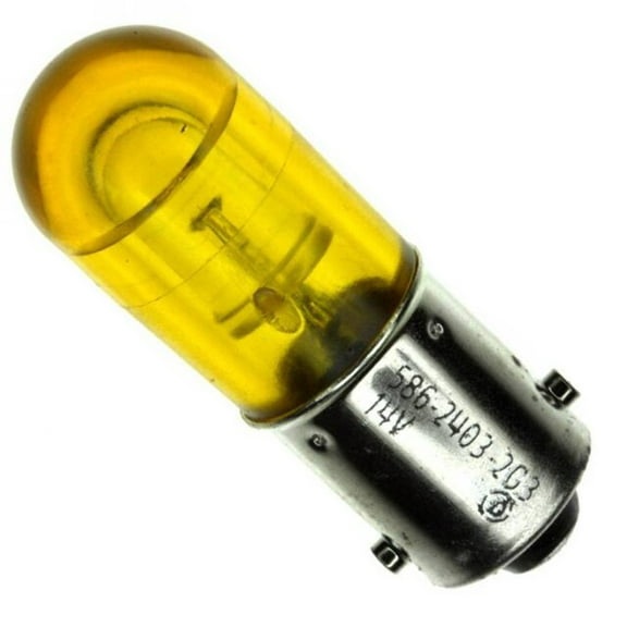 586-2403-203F LED Replacement Lamps Yellow 14V T - 3 1/4 Miniature Bayonet