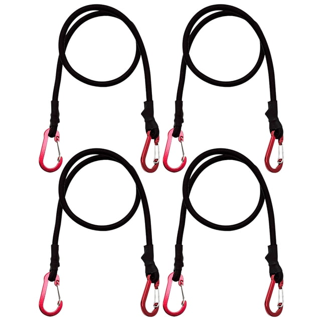 Ganchos Carabinas Cord Camiseta Cordida Correa Elástica Cuerda Servicio Pesado Cable Aluminio Aleación Accesorios para Acampar