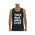 thumbnail image 1 of Normal is Boring - Men's Tank Top for Men, up to Men Size 3XL - Thick Thighs Save Lives, 1 of 5