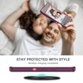 thumbnail image 7 of I-HONVA Compatible with iPhone Xs Max Case,3-Layer Military Grade Drop Protection Anti-Slip Bumper Rugged Shockproof Dustproof Protection Phone Case,Purple Pink, 7 of 7