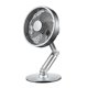 thumbnail image 2 of Ventilador de escritorio USB, ventilador de refrigeración Personal plegable de aleación con rotación de 360 °, pequeño ventilador portátil, ventilador Plata, 2 of 8