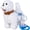 White, variant on Interactive Electric Golden Retrievers Plush Toy That Talks and Sticks Tongue Out for Users Educational Fun Ages 3 and Up Interactive Pet Toy