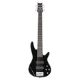 thumbnail image 2 of Tcbosik 6 String Full Size Electric Bass with H-H Pickups, Bag, Strap, Amp Wire, Plectrum, Wrench Tool for Beginners, Black, 2 of 11
