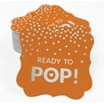 thumbnail image 2 of Inkdotpot Pack Of 50 Ready To Pop Baby Shower Paper Tags DIY Craft Bracket Shape Real Silver Foil Hang Tags, 2 of 7