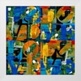 thumbnail image 2 of Stephen Chambers 20x20 White Modern Wood Framed Wall Art Titled - Love Quadrant, 2 of 6