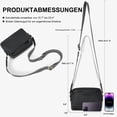 thumbnail image 2 of Bolso para teléfono móvil para hombro, bolso cruzado de piel sintética para mujer con correa ancha, bolso de hombro pequeño para mujer, bolso de hombro para teléfono móvil con bolsillo con, 2 of 5