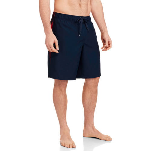 Op Men's Elastic Waist Athletic Print Swim Trunk - Walmart.com