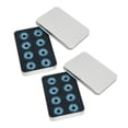 thumbnail image 4 of guohui 16 Pcs Roulements de Patin à Roulettes à Quatre Roues Universels en Acier Robustes Pratiques Pièces de Rechange Bleu, 4 of 8