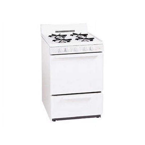 Premier SCK100OP - 24 Inch Freestanding All Gas Range with Open 3 cu. ft. Total Oven Capacity in White