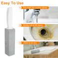 thumbnail image 4 of Uxcell 4pcs Pumice Stone Toilet Bowl Cleaner with Handle for Toilets, Grills, Tiles, Grout, Sinks, Bathtubs, Pools, White,Gray, 4 of 7