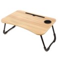 thumbnail image 1 of Home Basics Laptop And Tablet Tray with Folding Legs, Walnut, 23x15.5x8.5 Inches, 1 of 1
