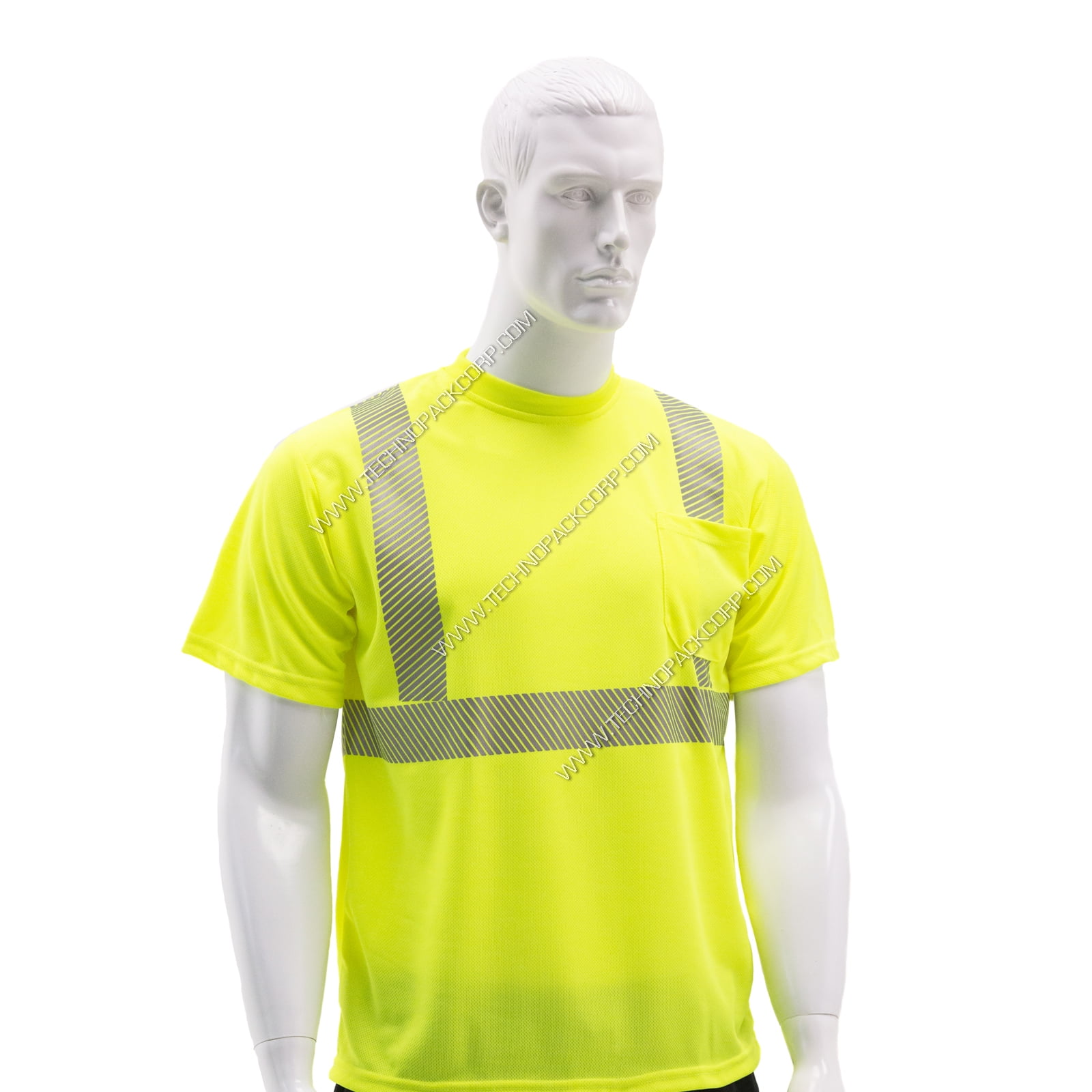 Technopack Corporation JORESTECH Emergency High visibility safety vest with reflective stripes One Vest, Yellow Technopack Corporation JORESTECH Emergency High visibility safety vest with reflective stripes One Vest, Yellow