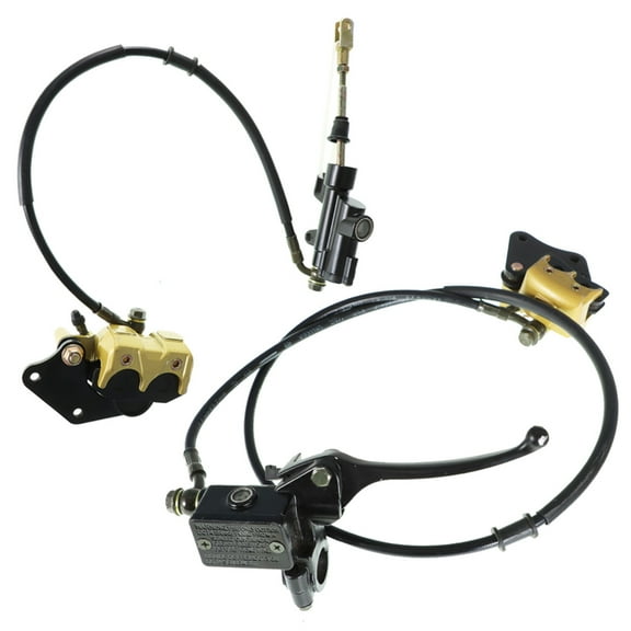 LABLT Front Rear Hydraulic Brake Caliper Replacement for 50cc 110cc 125cc ATV Classic Pit Dirt Bike