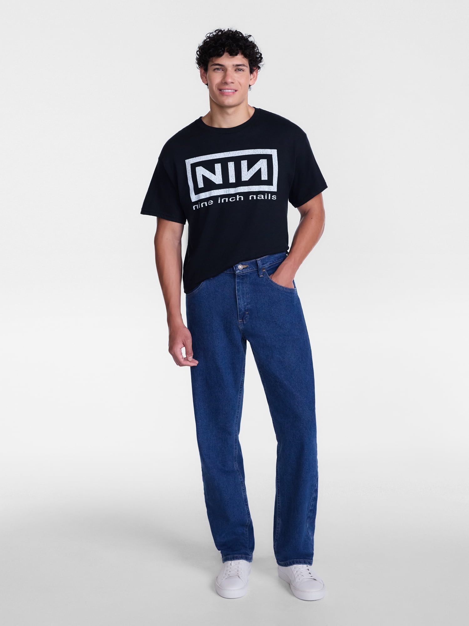 Nine Inch Nails Men's and Big Men's Graphic Tee with Short Sleeves, Sizes S-3XL