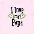 thumbnail image 4 of Inktastic I Love My Papa- Hearts Boys or Girls Baby T-Shirt, 4 of 5