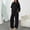 A1_Black, variant on VISALY Two Piece Hooded Sweatsuit Drawstring Hoodie Sweatshirts with Pocket Elastic Waist Wide Leg Baggy Sweatpants Soft Casual Lounge Outfit Matching Comfy Workout Travel Tracksuit Set Beige S