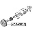thumbnail image 2 of Febest CRANKSHAFT PULLEY # NDS-QR20 OEM 12303-6N200, 2 of 2