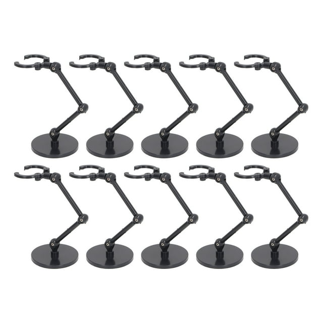 10 Ensembles de Supports de Figurines Supports de Poupées Supports d'Affichage pour Modèles de 6 Pouces avec Cadre de Support Réglable Compatible avec les Séries de Poupées Mobiles