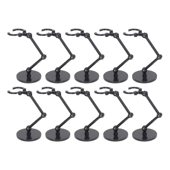 10 Ensembles de Supports de Figurines Supports de Poupées Supports d'Affichage pour Modèles de 6 Pouces avec Cadre de Support Réglable Compatible avec les Séries de Poupées Mobiles
