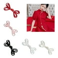 thumbnail image 2 of 5pcs Cheongsam Buttons with Beads Chinese Closure Buttons Chinese Frog Button Sewing Fasteners Clothes Buttons, 2 of 8