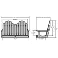 thumbnail image 5 of highwood® Eco-Friendly Classic Westport Porch Swing 4ft, 5 of 6