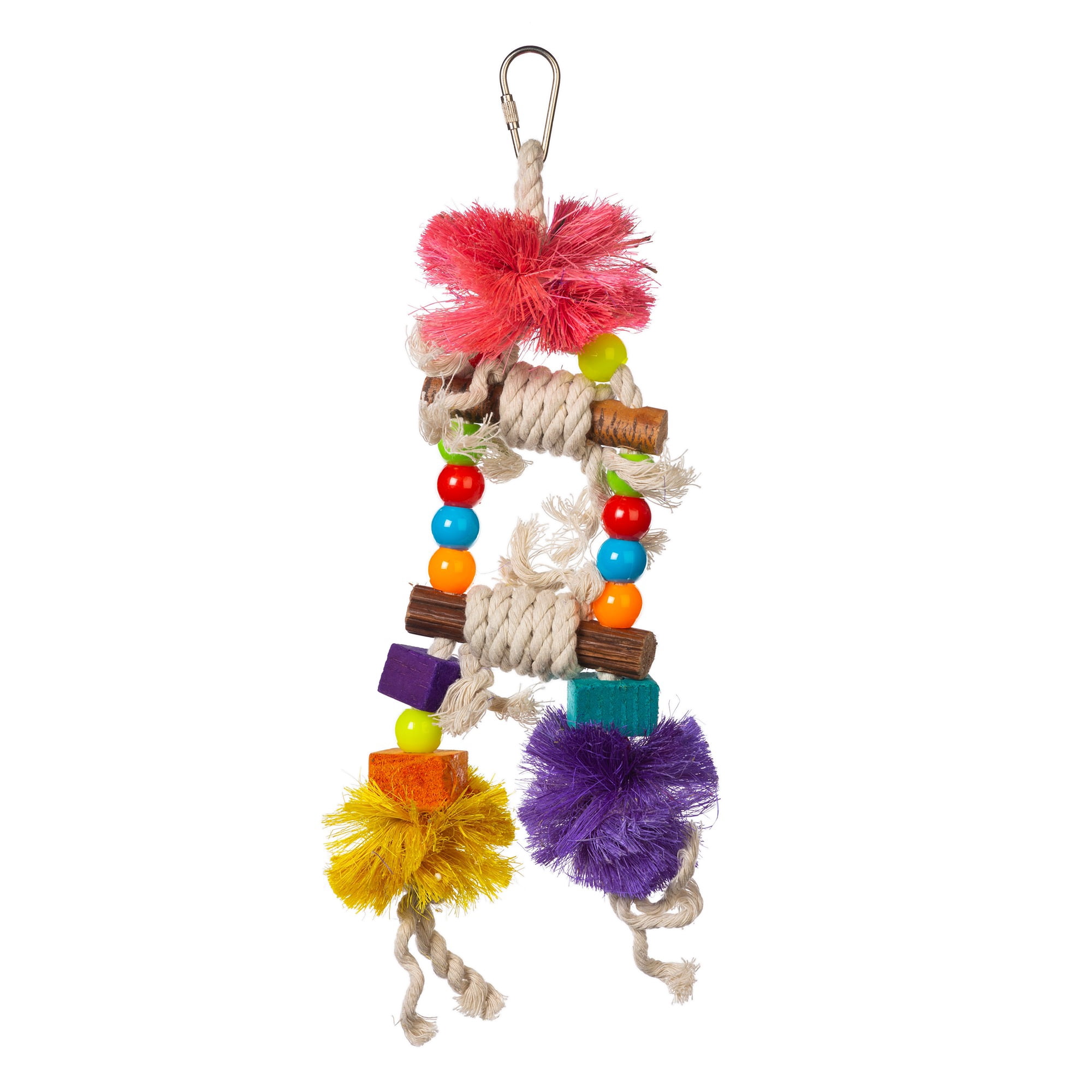 Prevue Pet Products Playfuls Preen & Pacify Blue Hawaii Bird Toy 62181