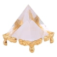 thumbnail image 4 of Petrichor Crystal Egyptian Pyramid Figurine Modern Decoration Gifts (Size: 2.3 inches, Clear), 4 of 7