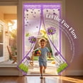 thumbnail image 6 of 35 x 83 In Magnetic Mesh Screen Door – Fly & Mosquito Bug Curtain for Front, Back, and French Doors, Temporary Hanging Door Screen, Purple, 6 of 7