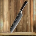 thumbnail image 2 of Chef Knife 8Inch Stainless Steel Ultra Sharp Durable Kitchen Knives Meat Cleaver, 2 of 6