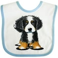 thumbnail image 3 of Inktastic Bernese Mountain Dog Boys or Girls Baby Bib, 3 of 4