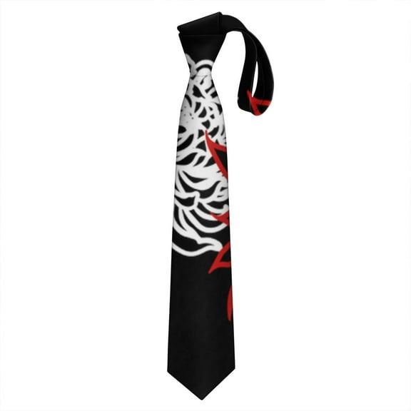 humcustom Black and White Neckties