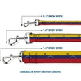 thumbnail image 3 of Buckle-Down Pet Leash, Dog Leash, Venezuela Flag Continuous Repeat, 4 Feet Long 1.0 Inch Wide, 3 of 6