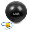 Ivation Black Yoga Ball 75cm Exercise Pilates Balance Gymnastic Fitness W/Air Pu