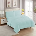 thumbnail image 1 of Set de edredón Sweet Home Collection Aqua Queen, 7 piezas, 1 of 6