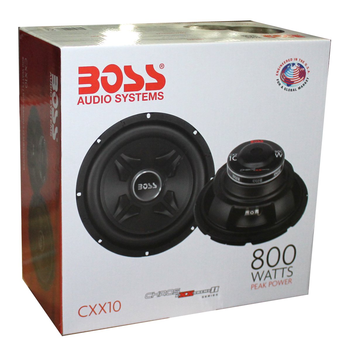 Boss Audio CXX10 800 Watt Single 4 Ohm Voice Coil Car Subwoofer 10 Inch
