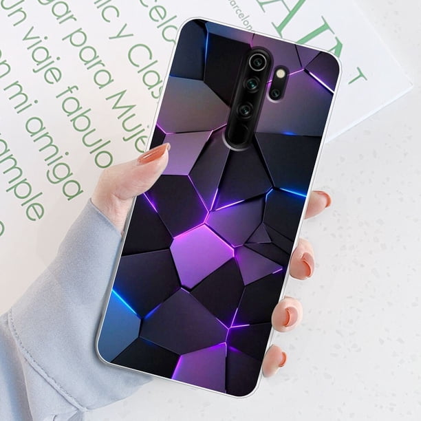 Funda de teléfono para Redmi Note 8 Pro, carcasa de silicona transparente de mármol de 6,53 pulgadas, suave, TPU, para Xiaomi Redmi Note 8 Pro Fivean unisex