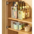 InterDesign 71730 10" X 5" X 8" Clear Binz Kitchen Pantry Storage Bin