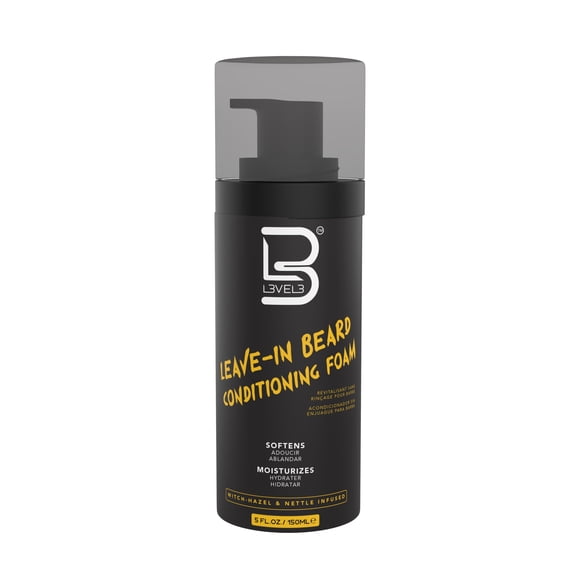 Acondicionador de barba Leave-In en espuma L3 Level 3, hidratante para barba