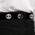 thumbnail image 4 of Buckle-Down Belt, Seatbelt Buckle Belt, Smiling Panda Face Black White, 34 to 52 Inches, 4 of 9