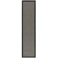 thumbnail image 2 of SAFAVIEH Beach House Maryam Bordered Indoor/Outdoor Runner Rug, Black/Beige, 2' x 8', 2 of 7