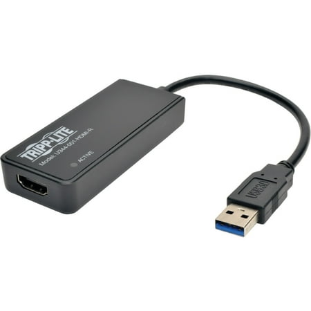 Tripp Lite USB 3.0 to HDMI Dual Monitor External Video Graphics Card Adapter SuperSpeed 1080p - 512 MB SDRAM -