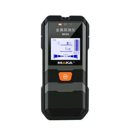 

MAKA MK09 Portable LCD Backlight Display Infrared Metal Detector High Accuracy Metal Objects Steel Wire Copper Tube Finder Depth Wall Scanner