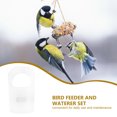 thumbnail image 3 of unbranded Bebedero Y Comedero Para Jaula De Pájaros Fácil Con Taza Antidesperdicio, 3 of 8