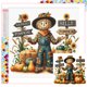 thumbnail image 1 of Con Cuentas Cuadradas 5D DIY Festival Calabaza Arte Pared 45x45cm, 1 of 9