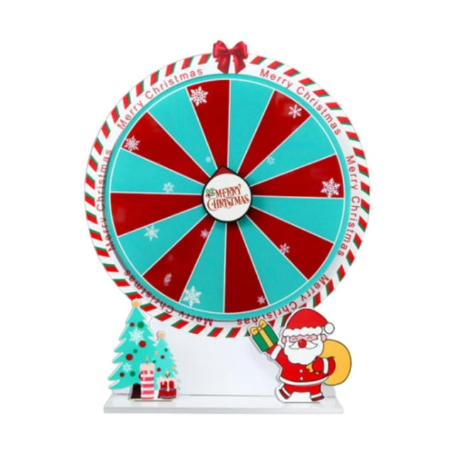 Plato giratorio con premios, accesorios para ruleta, juego de aprendizaje, rueda de la fortuna, plato giratorio con premios Estilo A