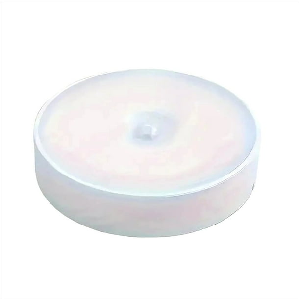 Lámpara de Pared LED Inalámbrica Redonda con Sensor de Movimiento y Carga USB para Dormitorio, Escalera, Armario, Etc.