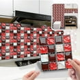 thumbnail image 2 of Yeetfub Peel and Stick Backsplash Kitchen 10-Sheet Mosaic Waterproof Self Adhesive Wall Tiles Back Splashes for Kitchen Bathroom Fireplace Cabinet 4"x4", 2 of 7