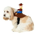 thumbnail image 2 of Vibrant Life Halloween Costume for Dogs and Cats, Ride-On Cowboy, Small, 2 of 9