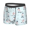 thumbnail image 2 of Wukai Poodle Playing Skateboard Print Men’s Underwear Breathable Boxer Briefs,&nbsp;Moisture Wicking & Breathable-Large, 2 of 7